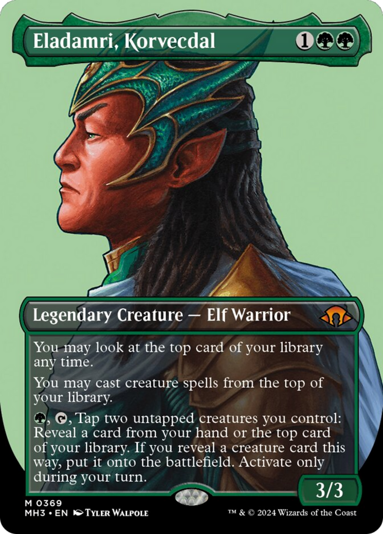 Eladamri, Korvecdal (Borderless) [Modern Horizons 3] | Gamer Loot