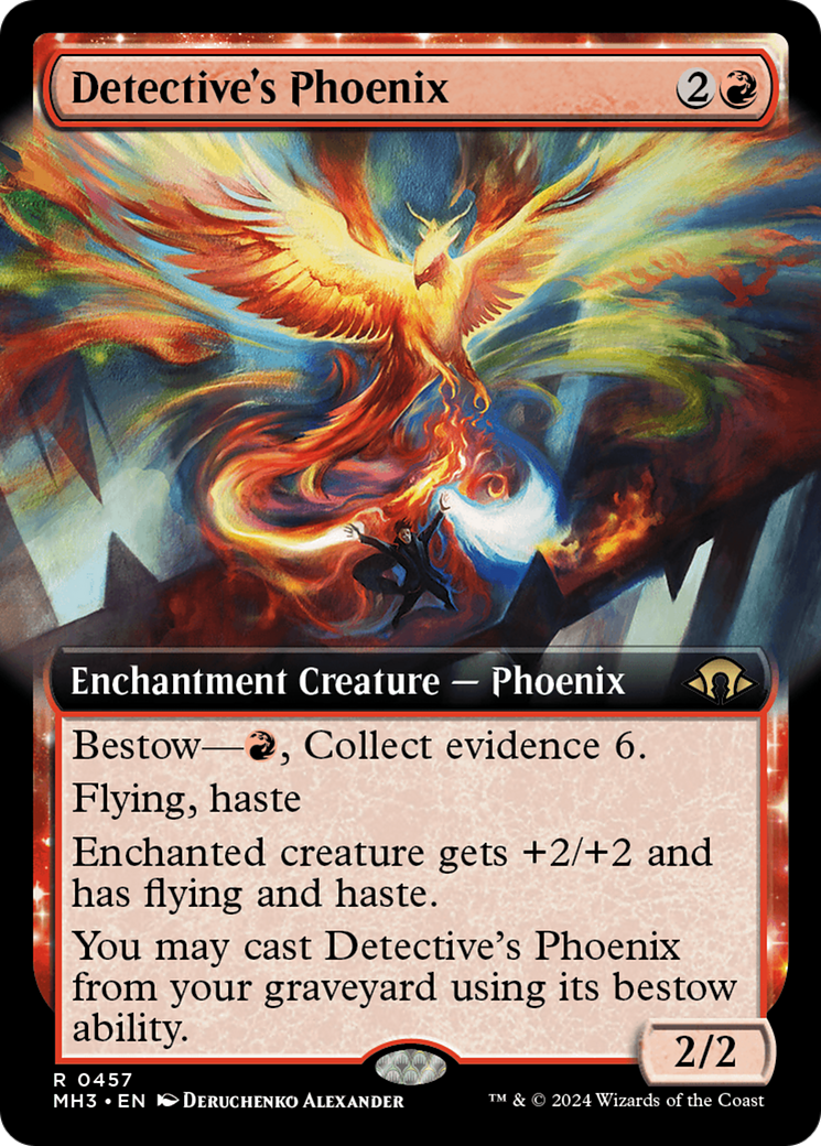 Detective's Phoenix (Extended Art) [Modern Horizons 3] | Gamer Loot