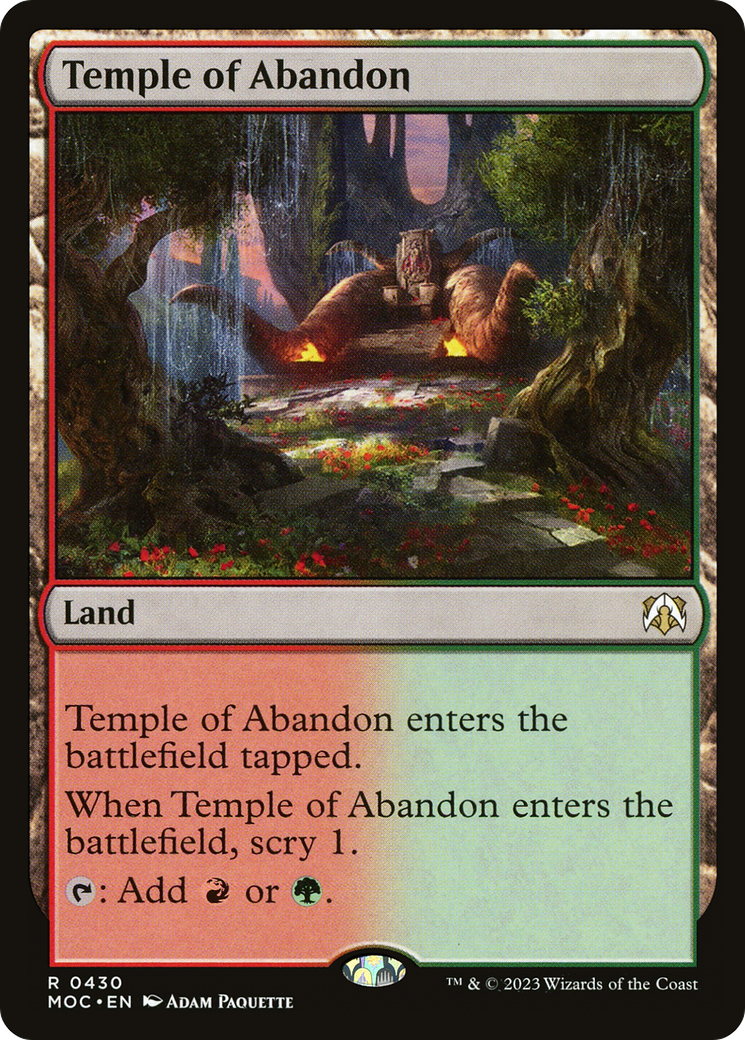 Temple of Abandon [March of the Machine Commander] | Gamer Loot