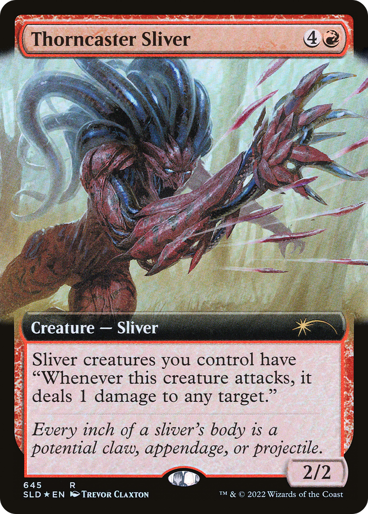 Thorncaster Sliver (Extended Art) [Secret Lair Drop Series] | Gamer Loot