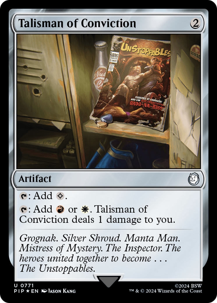 Talisman of Conviction (Surge Foil) [Fallout] | Gamer Loot