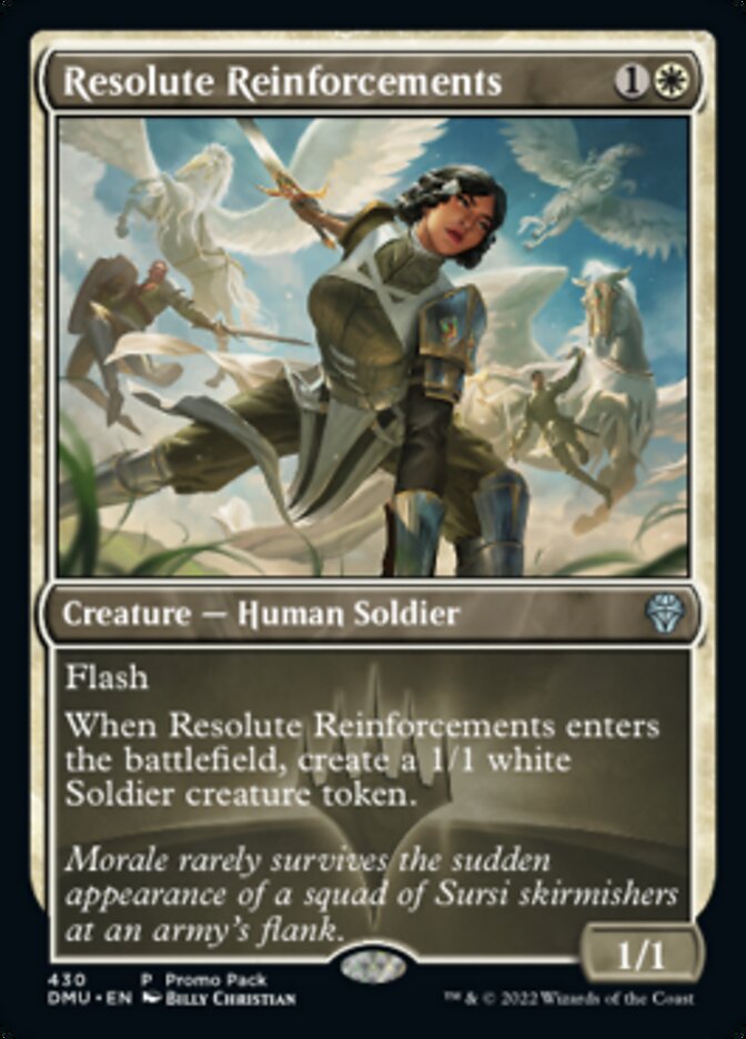 Resolute Reinforcements (Promo Pack) [Dominaria United Promos] | Gamer Loot