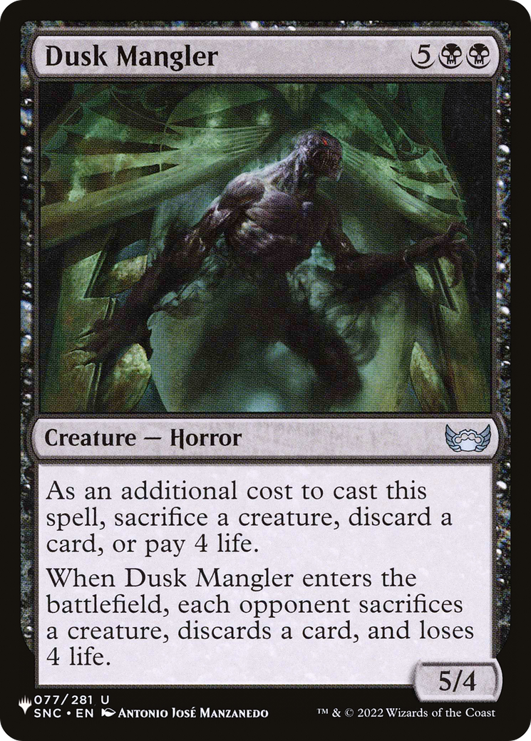 Dusk Mangler [The List Reprints] | Gamer Loot