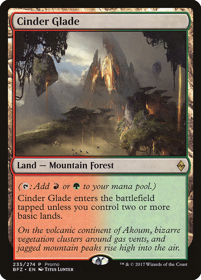 Cinder Glade (Promo) [Standard Showdown Promos] | Gamer Loot