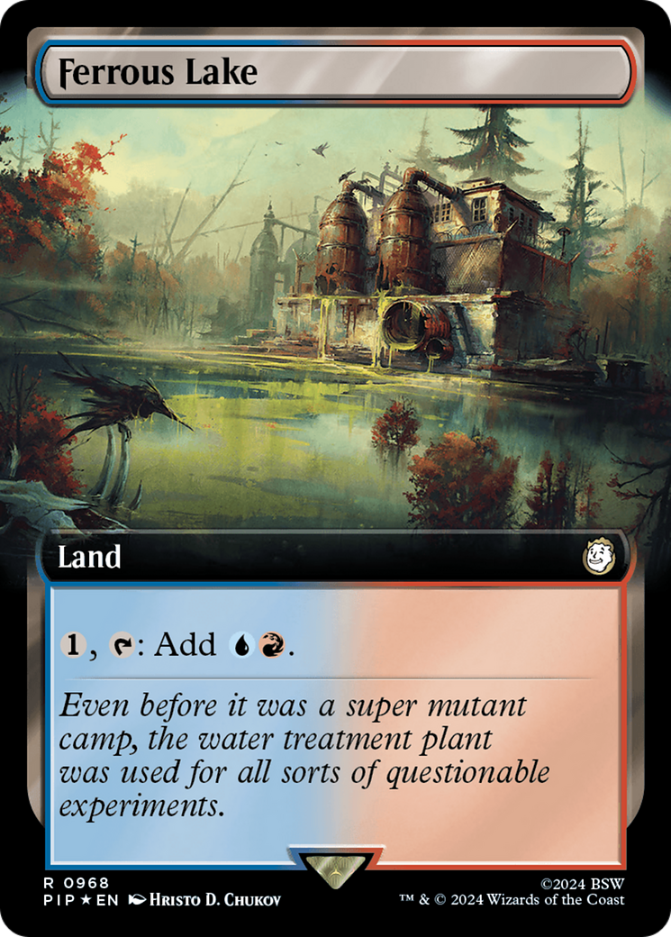 Ferrous Lake (Extended Art) (Surge Foil) [Fallout] | Gamer Loot