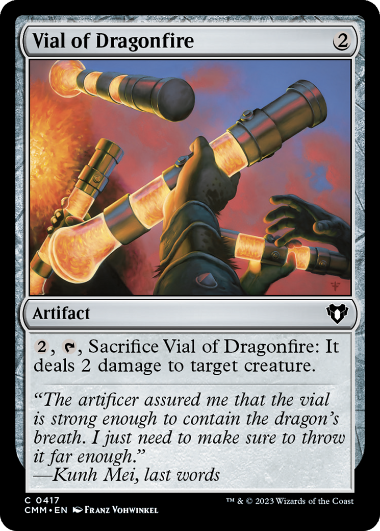 Vial of Dragonfire [Commander Masters] | Gamer Loot