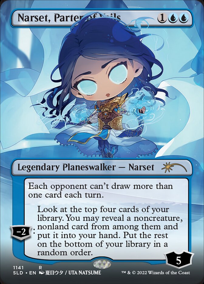 Narset, Parter of Veils (Borderless) [Secret Lair Drop Series] | Gamer Loot