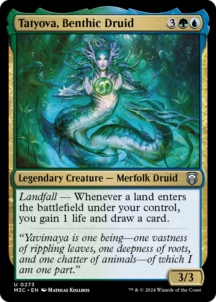 Tatyova, Benthic Druid (Ripple Foil) [Modern Horizons 3 Commander] | Gamer Loot