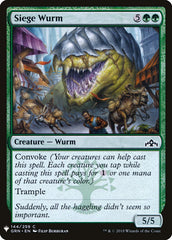 Siege Wurm [Mystery Booster] | Gamer Loot