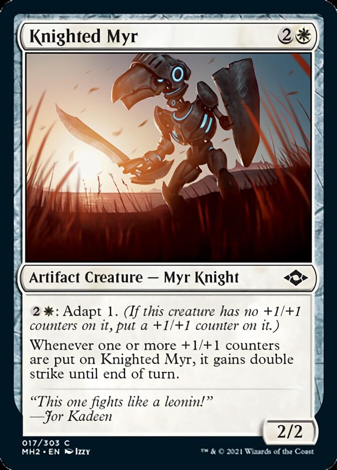 Knighted Myr [Modern Horizons 2] | Gamer Loot