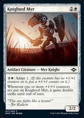 Knighted Myr [Modern Horizons 2] | Gamer Loot