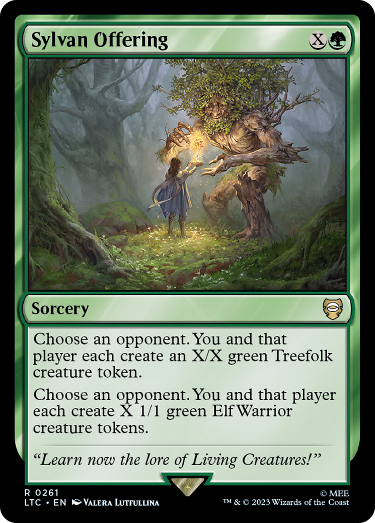 Sylvan Offering [The Lord of the Rings: Tales of Middle-Earth Commander] | Gamer Loot
