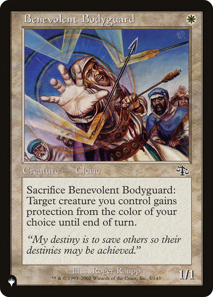 Benevolent Bodyguard [The List Reprints] | Gamer Loot