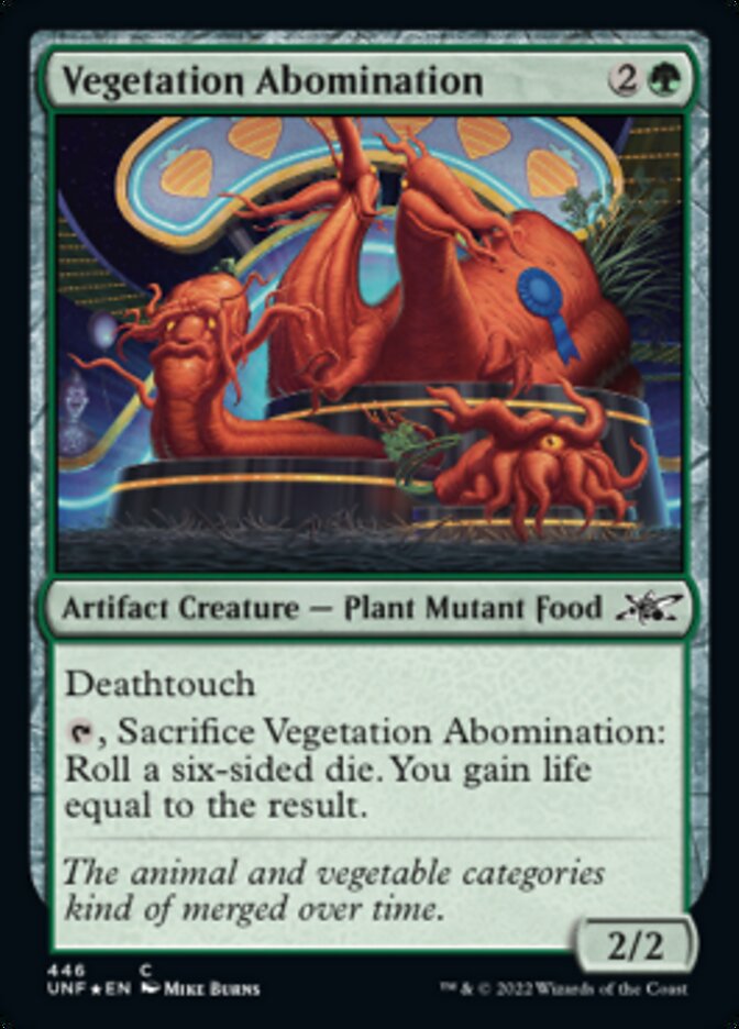 Vegetation Abomination (Galaxy Foil) [Unfinity] | Gamer Loot