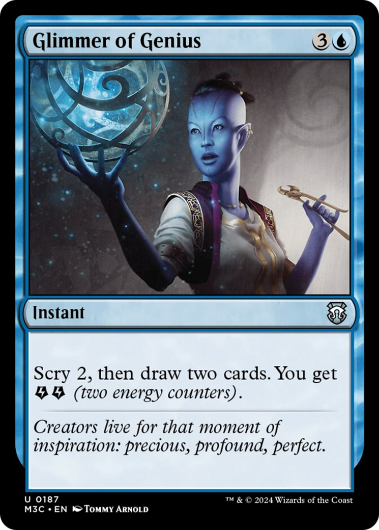 Glimmer of Genius (Ripple Foil) [Modern Horizons 3 Commander] | Gamer Loot