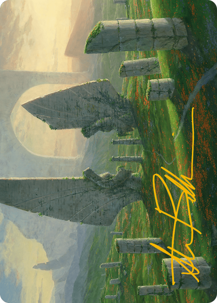 Monumental Henge Art Card (Gold-Stamped Signature) [Modern Horizons 3 Art Series] | Gamer Loot