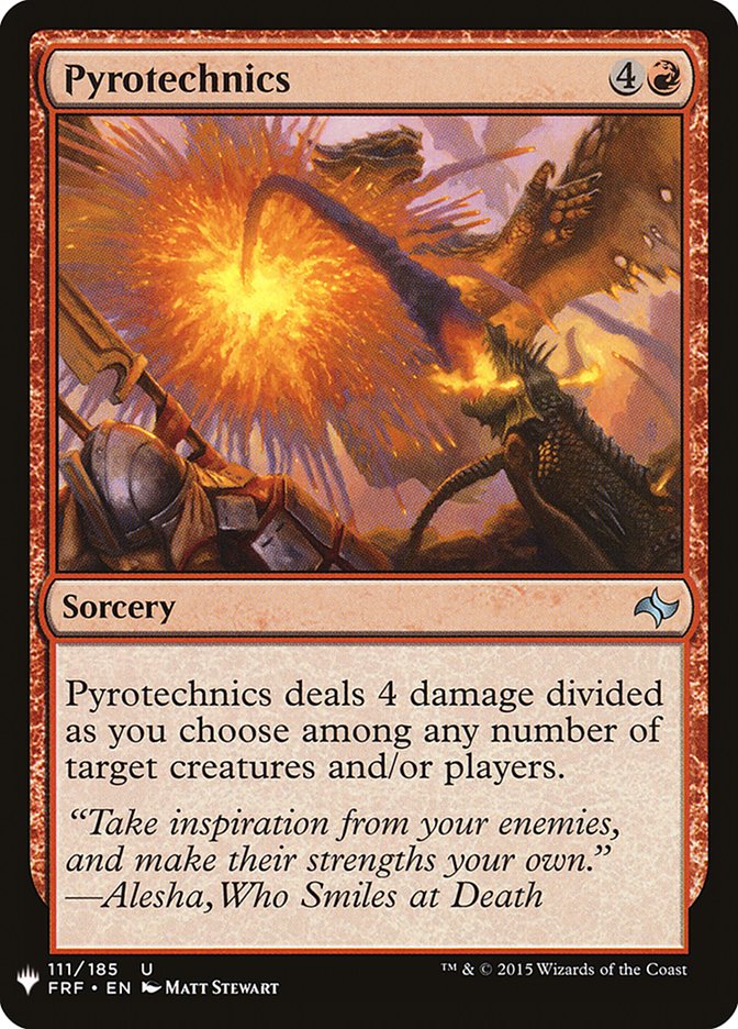 Pyrotechnics [Mystery Booster] | Gamer Loot