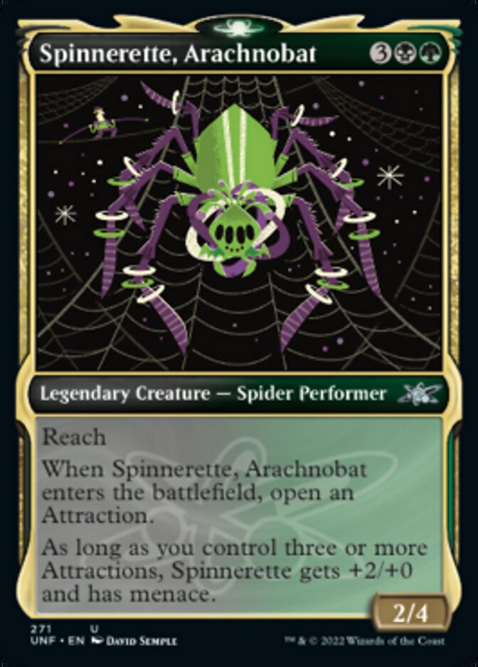 Spinnerette, Arachnobat (Showcase) [Unfinity] | Gamer Loot