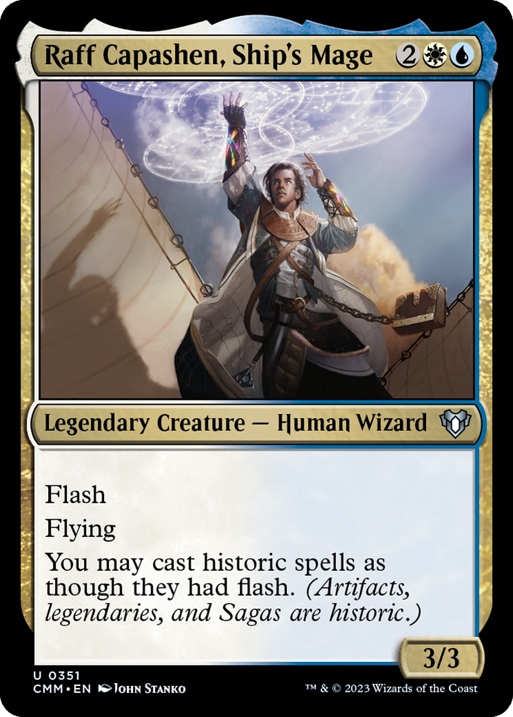 Raff Capashen, Ship's Mage [Commander Masters] | Gamer Loot