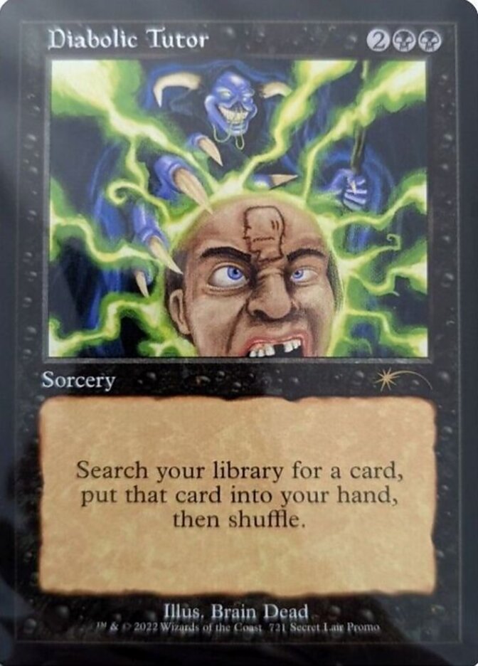 Diabolic Tutor (Retro) [Secret Lair Drop Promos] | Gamer Loot