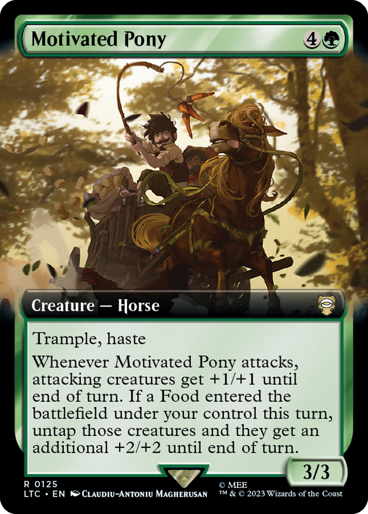Motivated Pony (Extended Art) [The Lord of the Rings: Tales of Middle-Earth Commander] | Gamer Loot