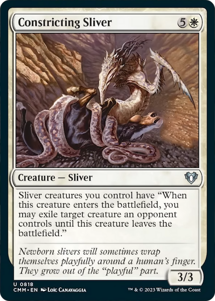 Constricting Sliver [Commander Masters] | Gamer Loot