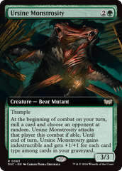 Ursine Monstrosity (Extended Art) [Duskmourn: House of Horror Commander] | Gamer Loot