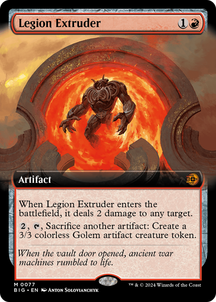 Legion Extruder (Extended Art) [Outlaws of Thunder Junction: The Big Score] | Gamer Loot