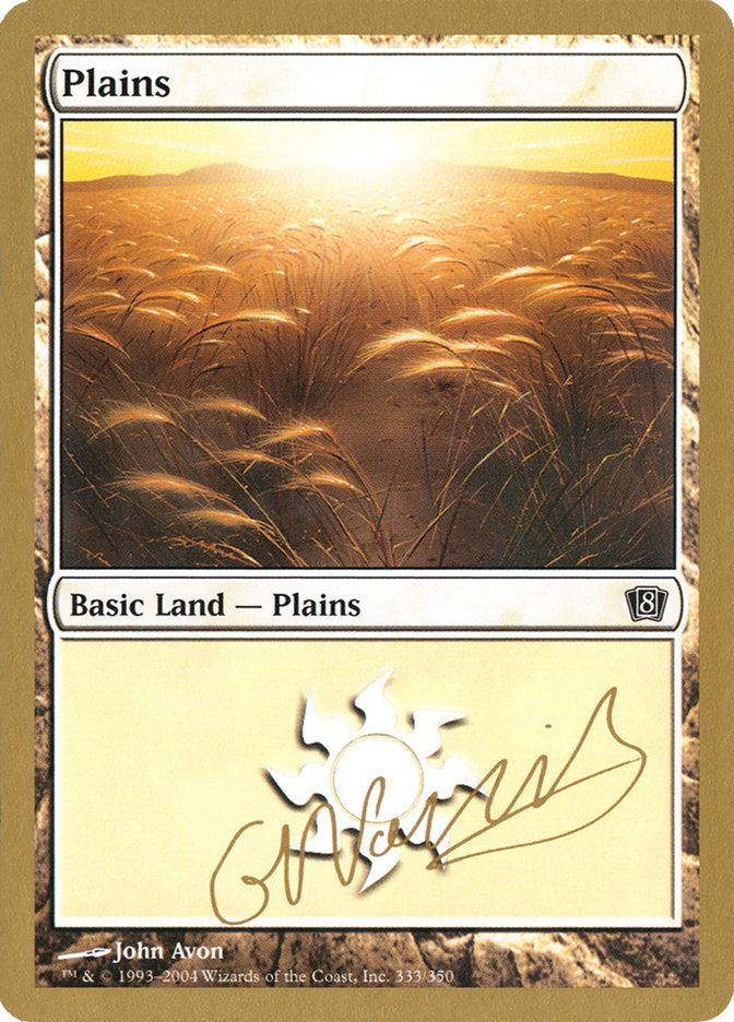 Plains (gn333) (Gabriel Nassif) [World Championship Decks 2004] | Gamer Loot