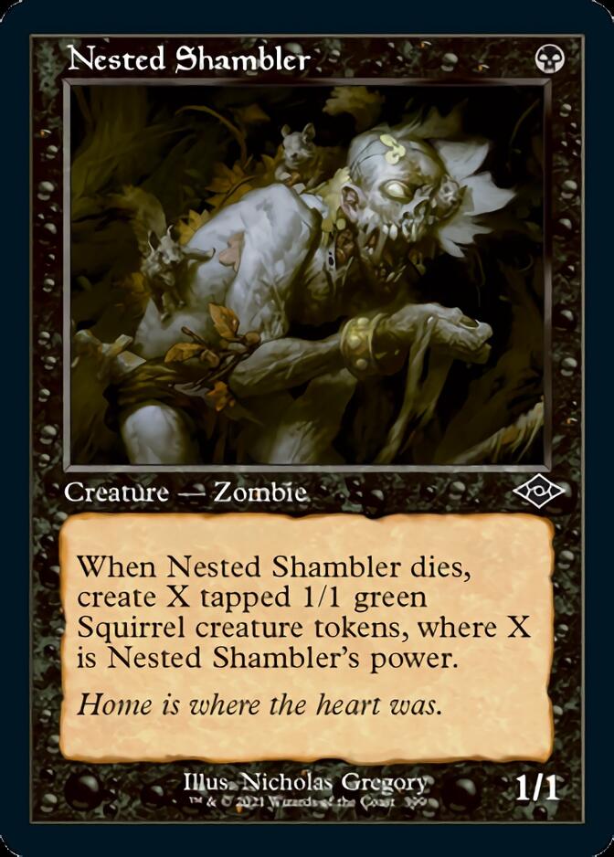 Nested Shambler (Retro) [Modern Horizons 2] | Gamer Loot