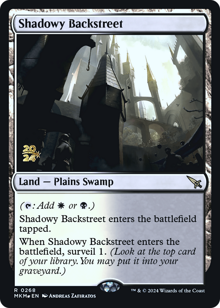 Shadowy Backstreet [Murders at Karlov Manor Prerelease Promos] | Gamer Loot