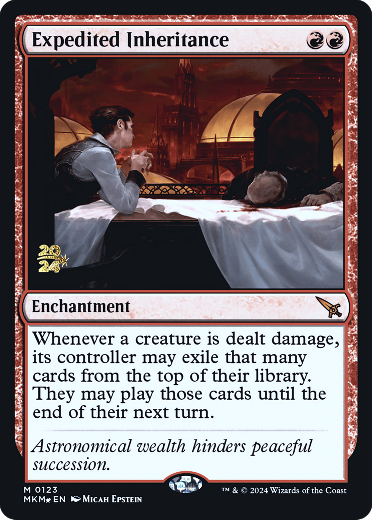 Expedited Inheritance [Murders at Karlov Manor Prerelease Promos] | Gamer Loot