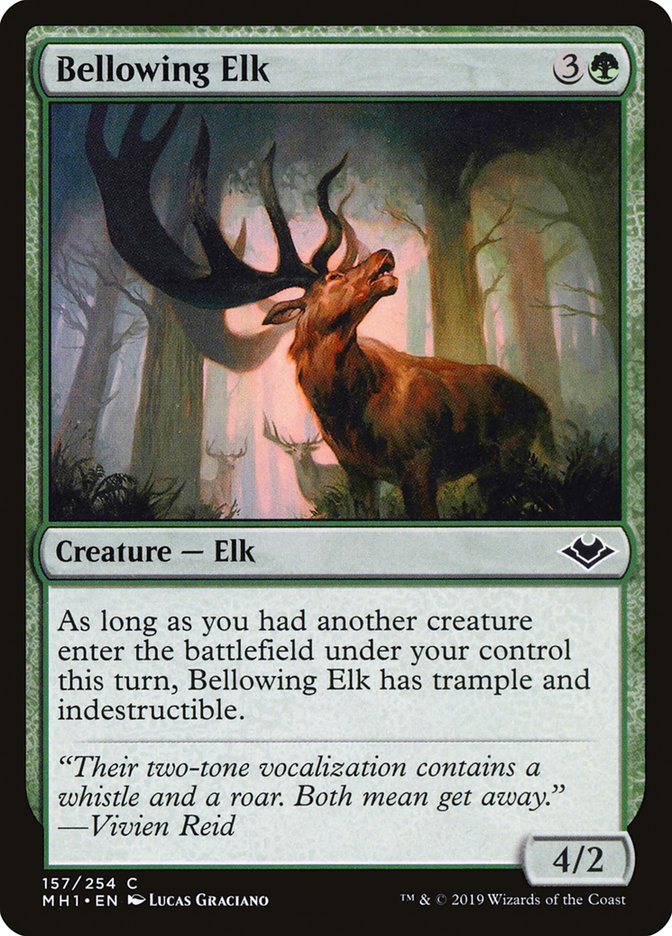 Bellowing Elk [Modern Horizons] | Gamer Loot