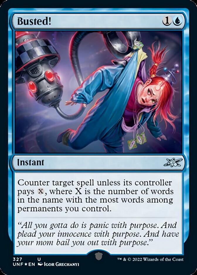 Busted! (Galaxy Foil) [Unfinity] | Gamer Loot