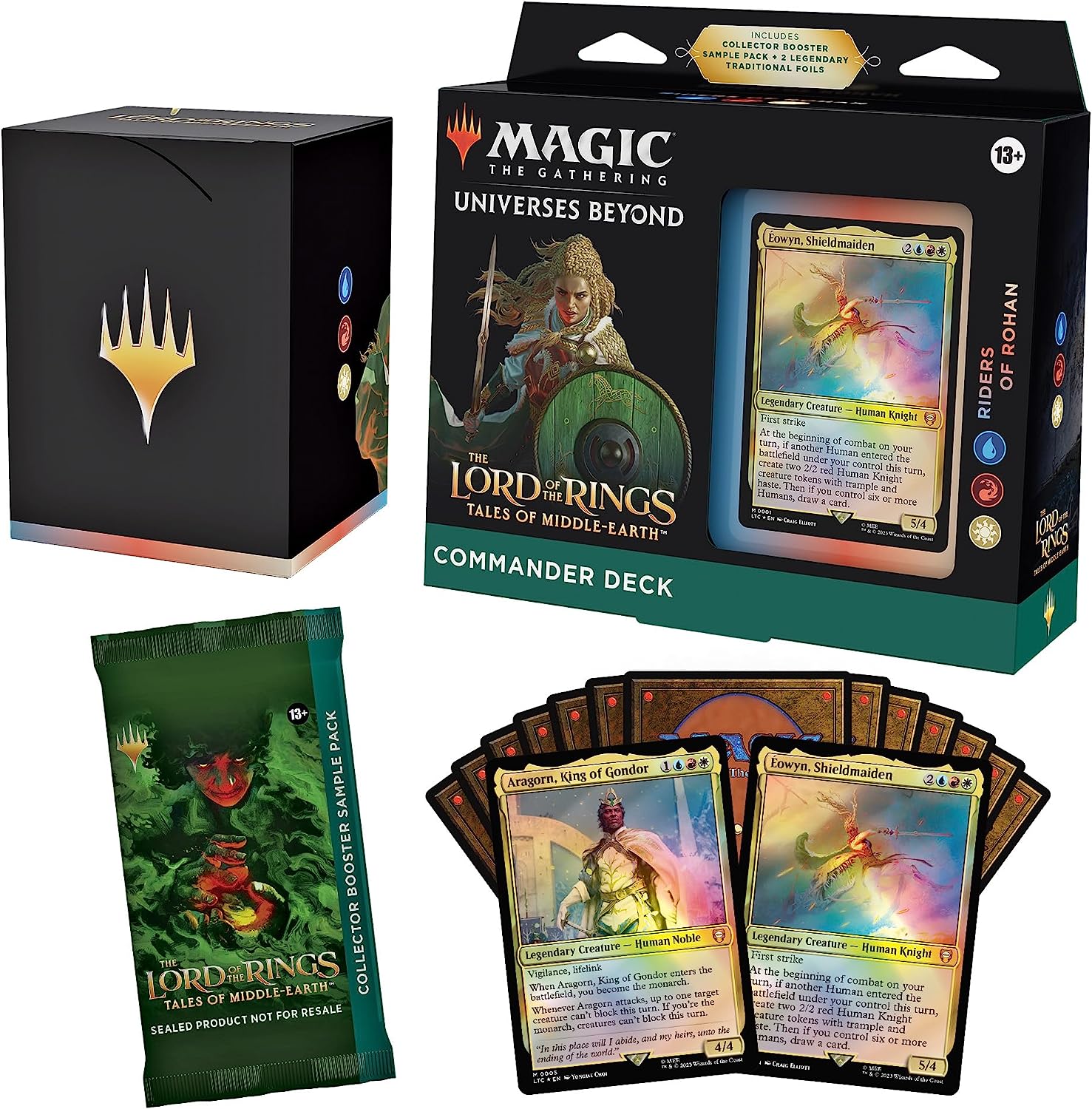 MTG Lord of the Rings Tales of Middle Earth Commander Deck: Riders of Rohan | Gamer Loot