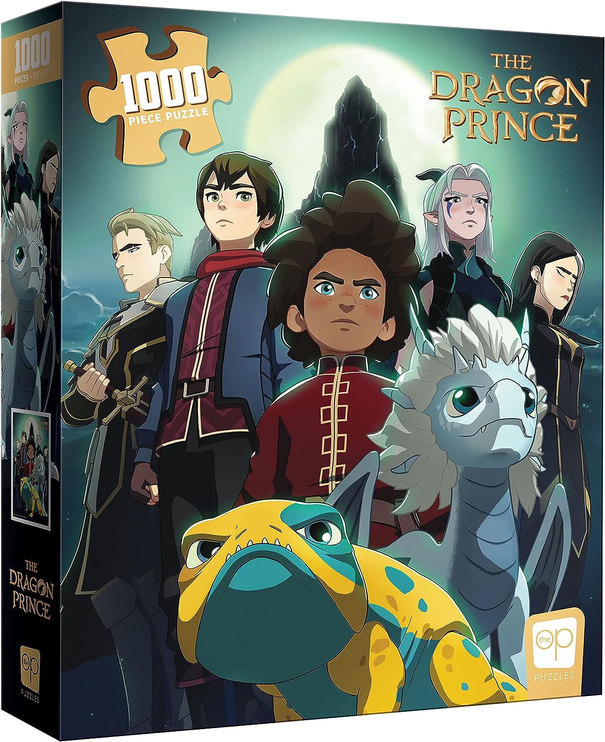 The Dragon Prince 1000pc Puzzle: Heroes at the Storm Spire | Gamer Loot