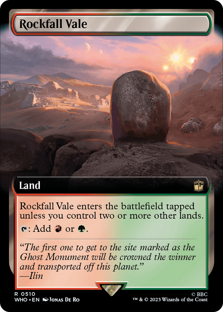Rockfall Vale (Extended Art) [Doctor Who] | Gamer Loot