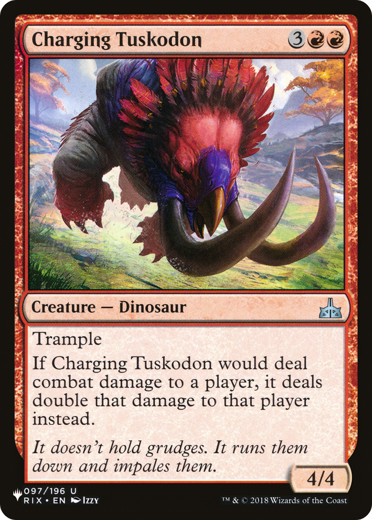 Charging Tuskodon [The List Reprints] | Gamer Loot