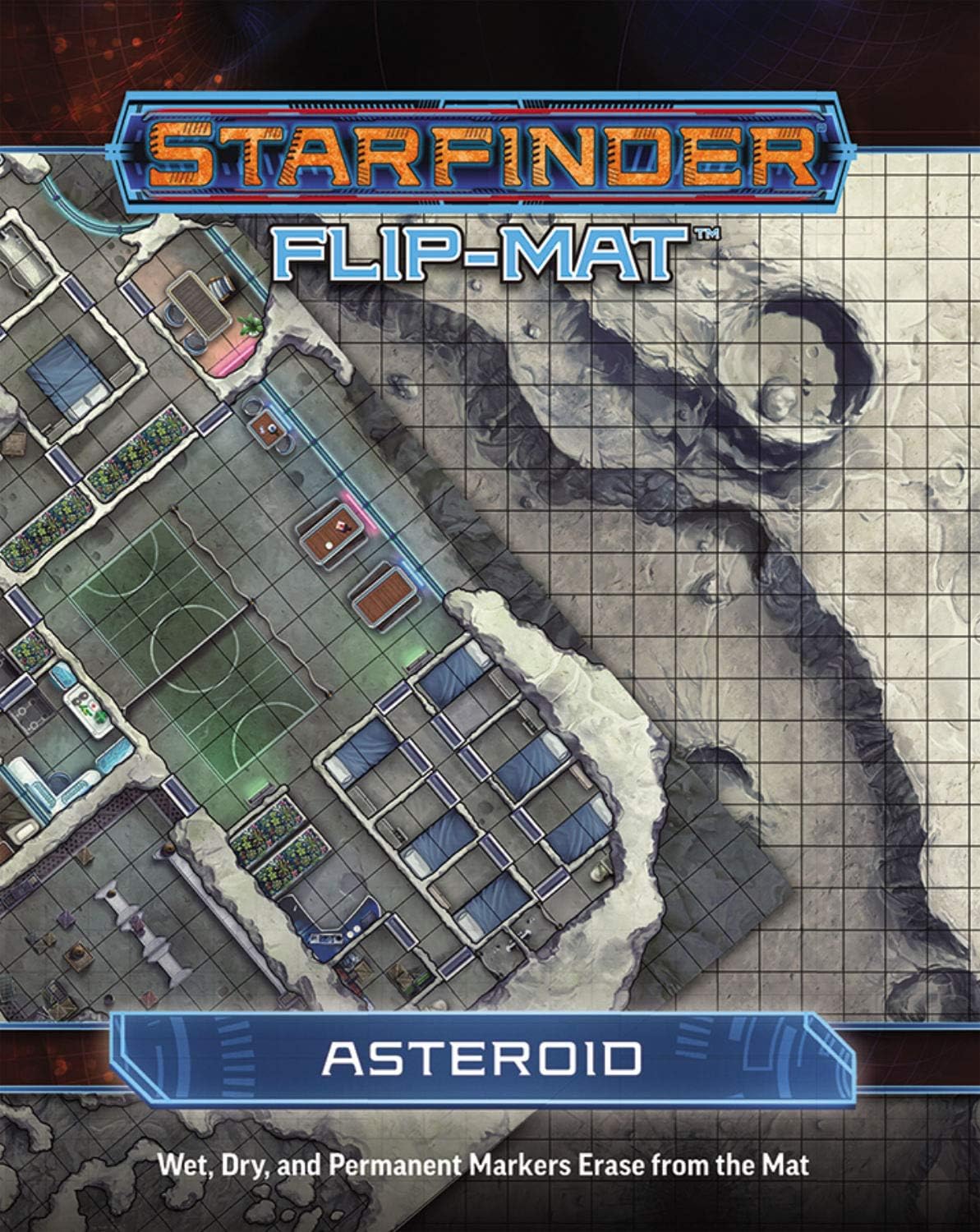 Starfinder Flip-Mat: Asteroid | Gamer Loot