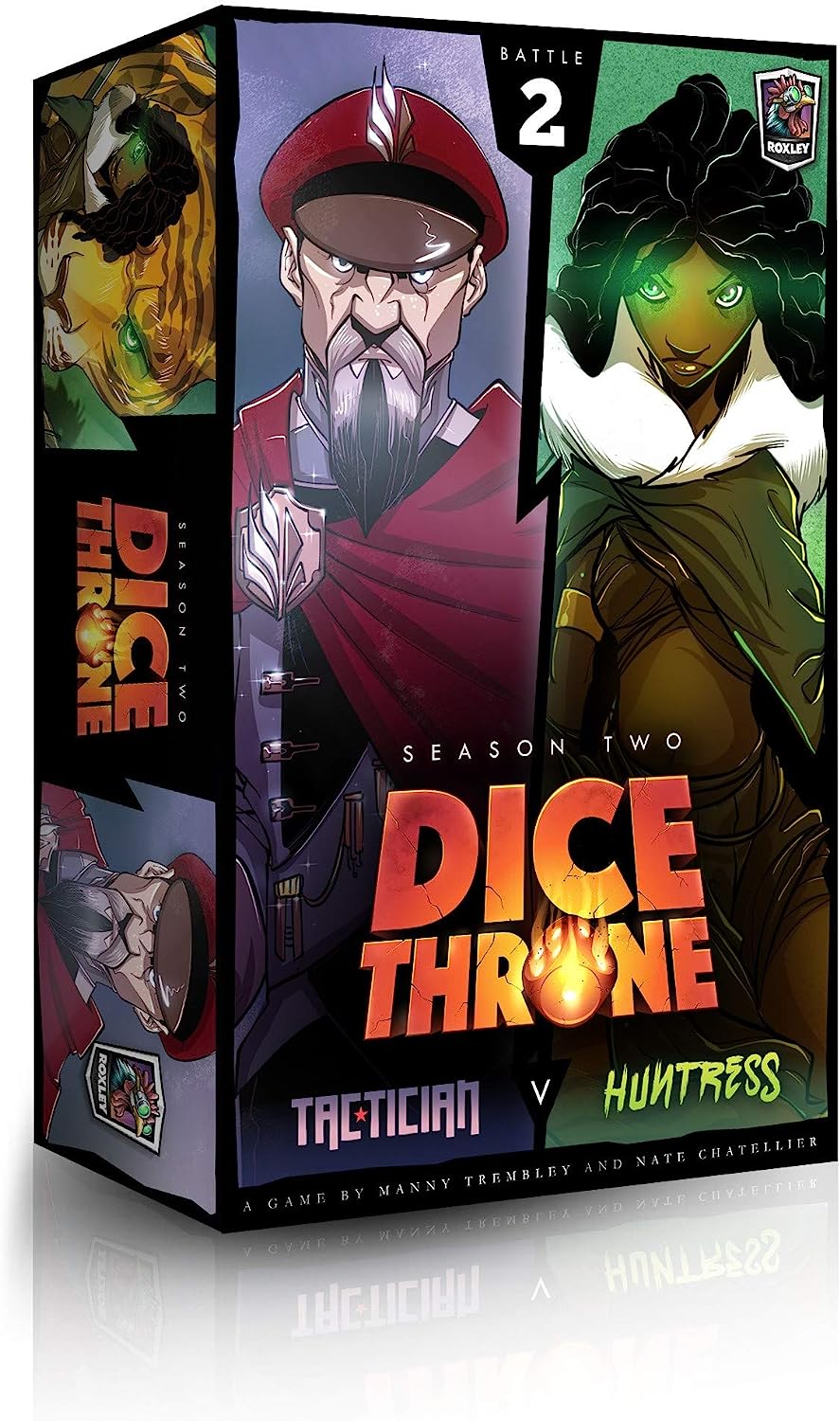 Dice Throne: Tactician  vs Huntress | Gamer Loot