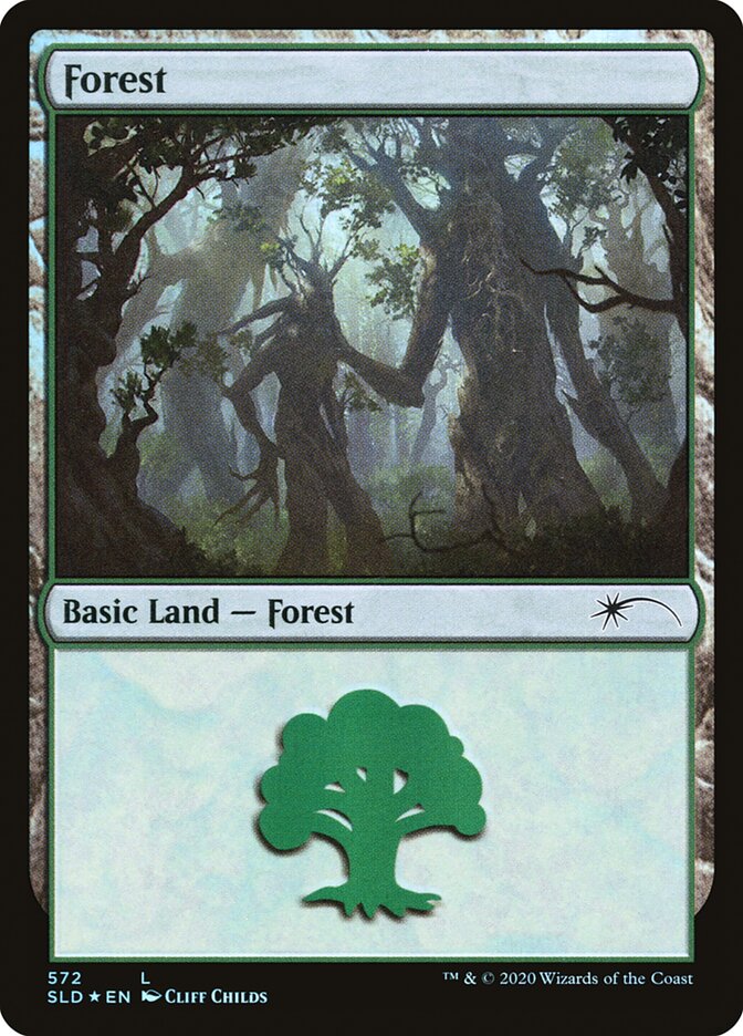 Forest (Tree Hugging) (572) [Secret Lair Drop Promos] | Gamer Loot