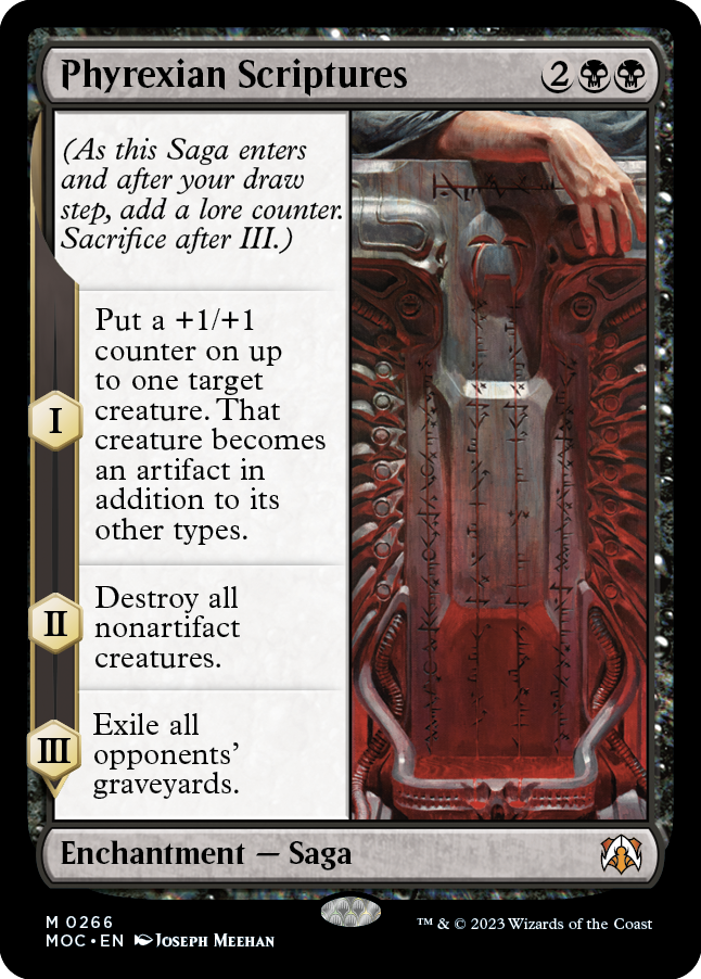 Phyrexian Scriptures [March of the Machine Commander] | Gamer Loot