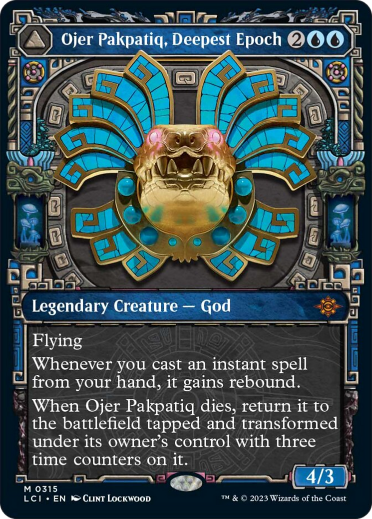 Ojer Pakpatiq, Deepest Epoch // Temple of Cyclical Time (Showcase) [The Lost Caverns of Ixalan] | Gamer Loot