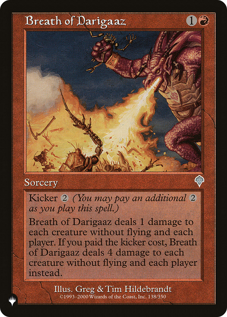 Breath of Darigaaz [The List Reprints] | Gamer Loot