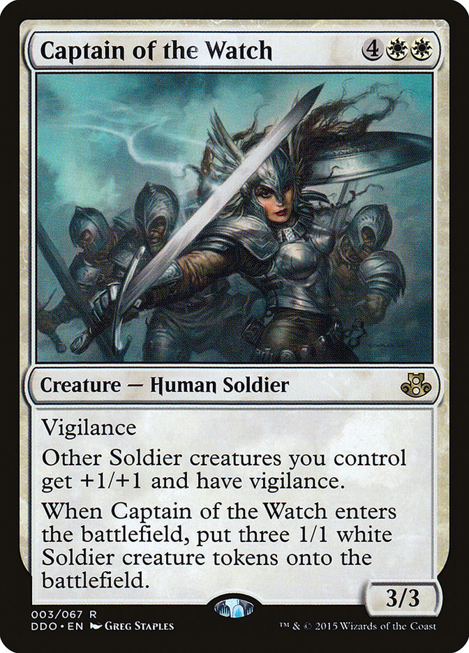 Captain of the Watch [Duel Decks: Elspeth vs. Kiora] | Gamer Loot