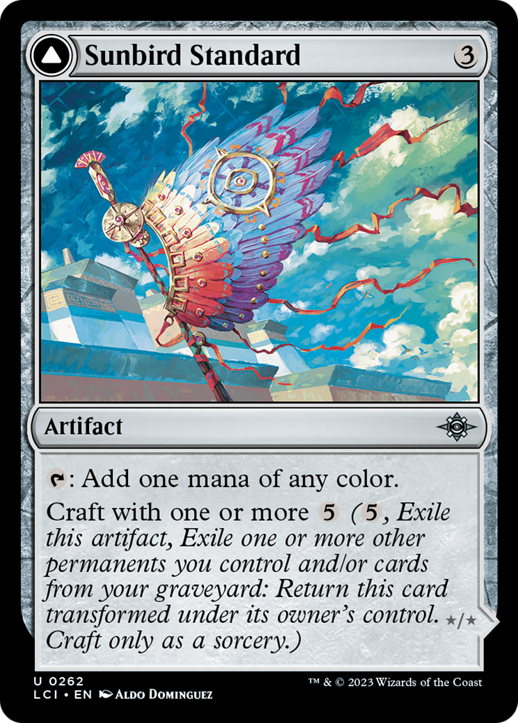 Sunbird Standard // Sunbird Effigy [The Lost Caverns of Ixalan] | Gamer Loot