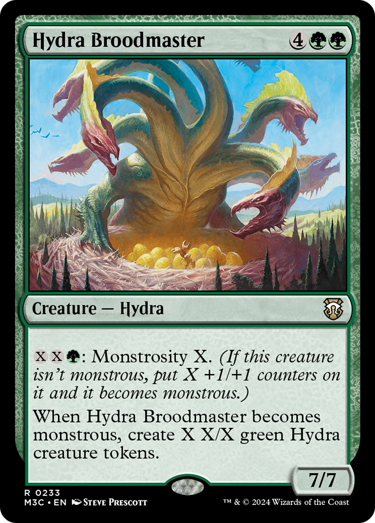 Hydra Broodmaster (Ripple Foil) [Modern Horizons 3 Commander] | Gamer Loot