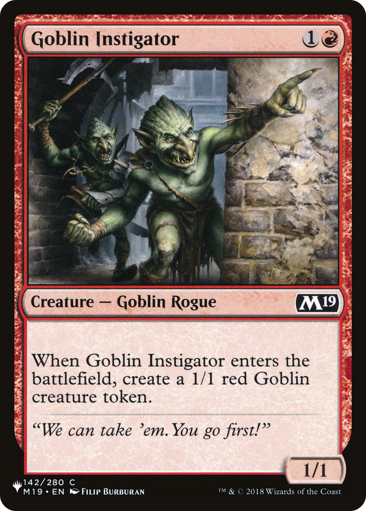 Goblin Instigator [The List] | Gamer Loot