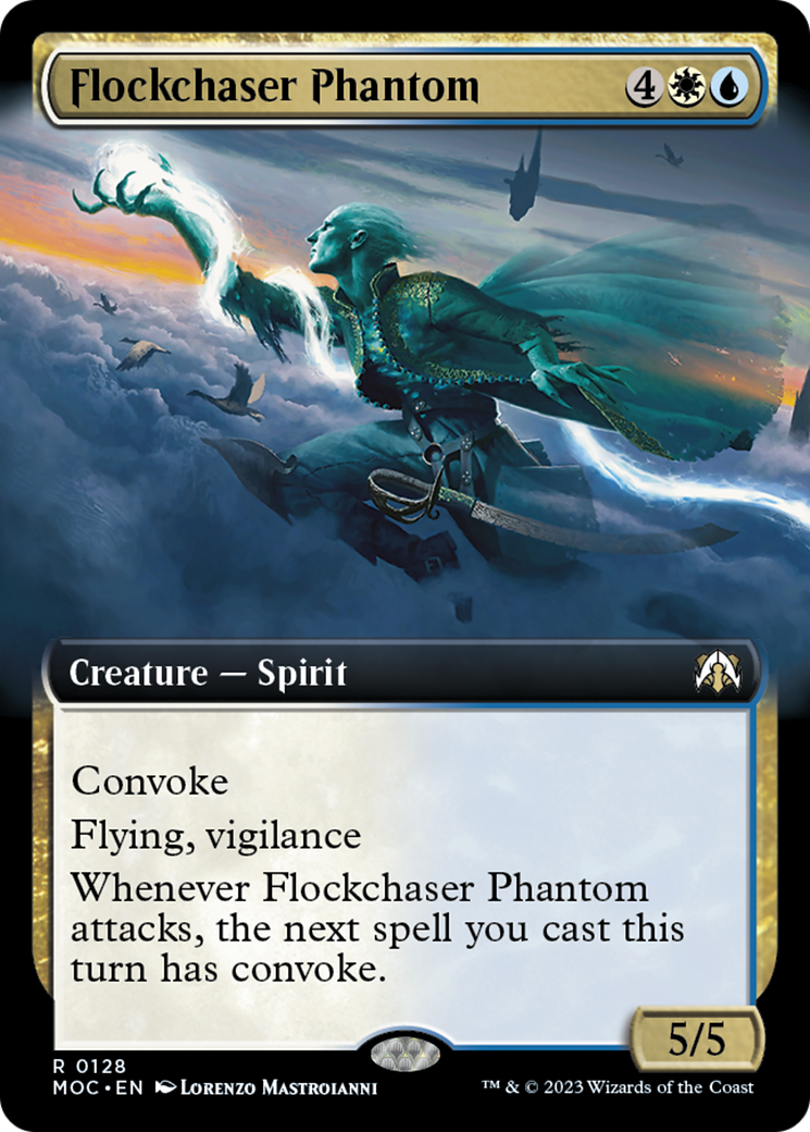 Flockchaser Phantom (Extended Art) [March of the Machine Commander] | Gamer Loot