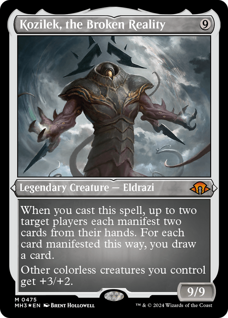 Kozilek, the Broken Reality (Foil Etched) [Modern Horizons 3] | Gamer Loot